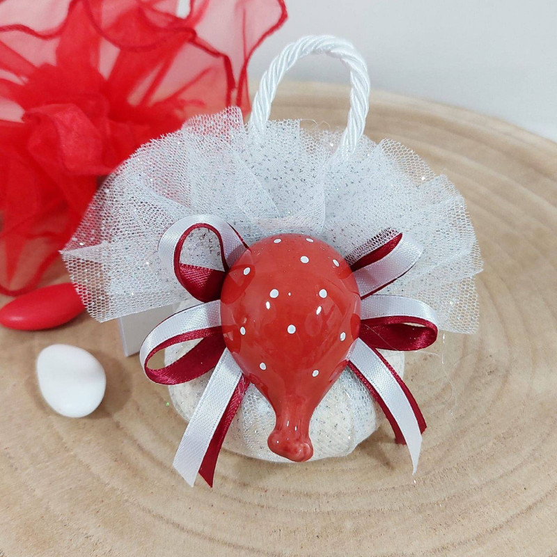 Saponette profumate bomboniere Cresima palloncino rosso
