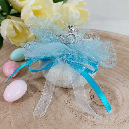 Saponette bomboniere corona principessa strass