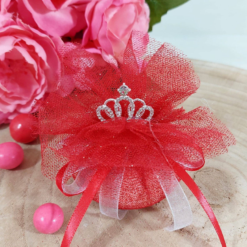 Saponette bomboniere corona principessa strass