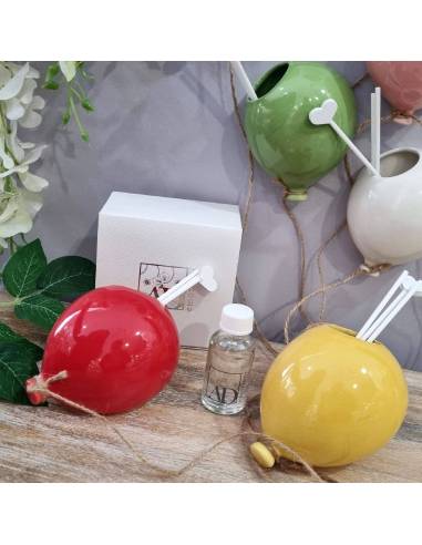 Profumatori bomboniere palloncini ceramica da appendere| Sindy Bomboniere