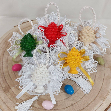 Saponette profumate bomboniere gessetti pigne siciliane