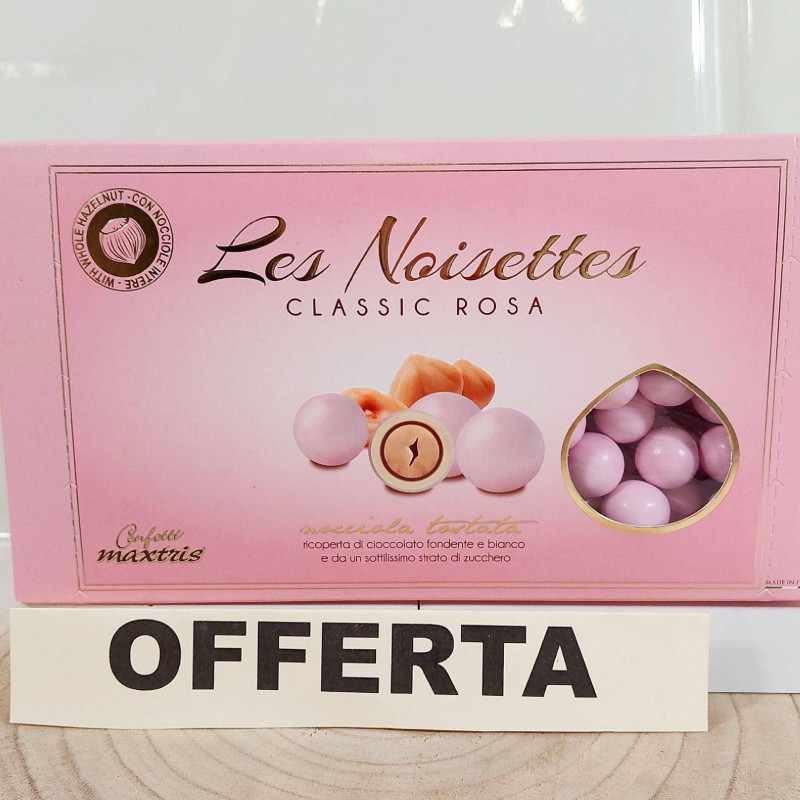 Confetti Maxtris les Noisettes Rosa con mandorla