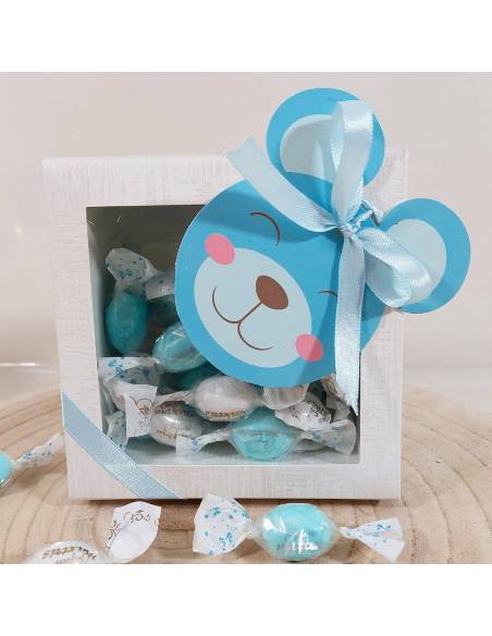 Confetti azzurri e bianchi confettata tema orsetti