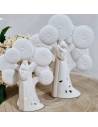 Bomboniere matrimonio sposi albero della vita porcellana luce led