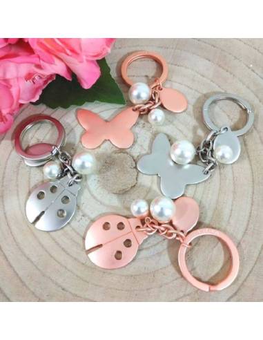 Bomboniere Portachiavi Animaletti Oro Gold e Argentati per Comunione