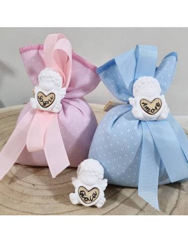 Gessetti profumati angeli cuore legno gioia amore sogni