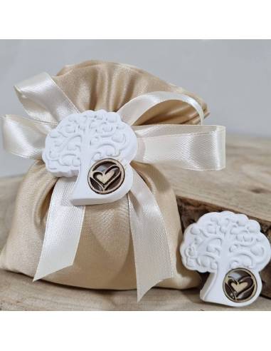 Gessetti albero della vita cuore legno centrale