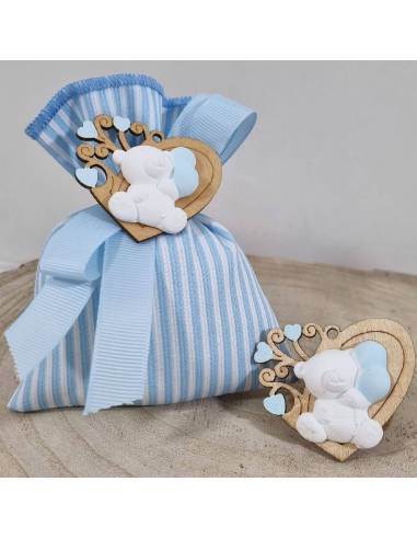 Gessetti profumati fai da te cuore orsetto maschietto