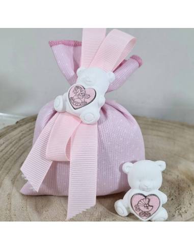 Orsetti bimba gessetti profumati confezionati con sacchetti e senza