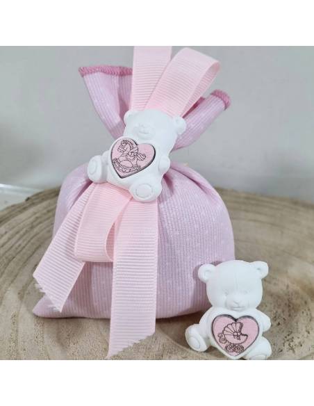 Orsetti bimba gessetti profumati confezionati con sacchetti e senza