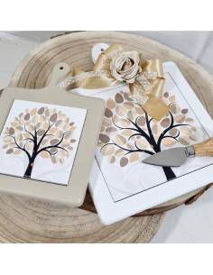 Bomboniere matrimonio utili tagliere albero della vita