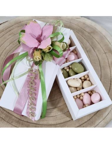 Scatole con divisori per confetti bomboniere personalizzate