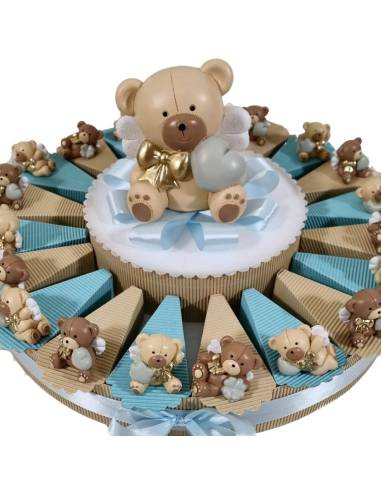 Torta bomboniere orsetti Teddy Gold