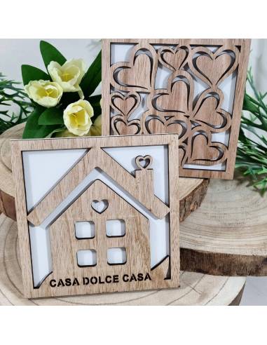 Bomboniere matrimonio utili sottopentola solidali Quadrifoglio