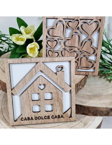 Bomboniere matrimonio utili sottopentola solidali Quadrifoglio