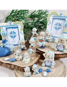 Bomboniere solidali Battesimo bimbo linea orsetti Quadrifoglio