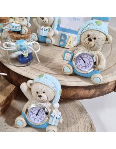 Bomboniere solidali Battesimo bimbo linea orsetto Quadrifoglio