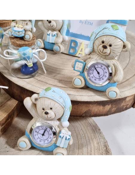 Bomboniere solidali Battesimo bimbo linea orsetto Quadrifoglio