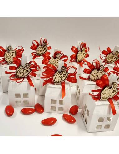 Scatoline portaconfetti Cresima lanterna con decoro icona sacra