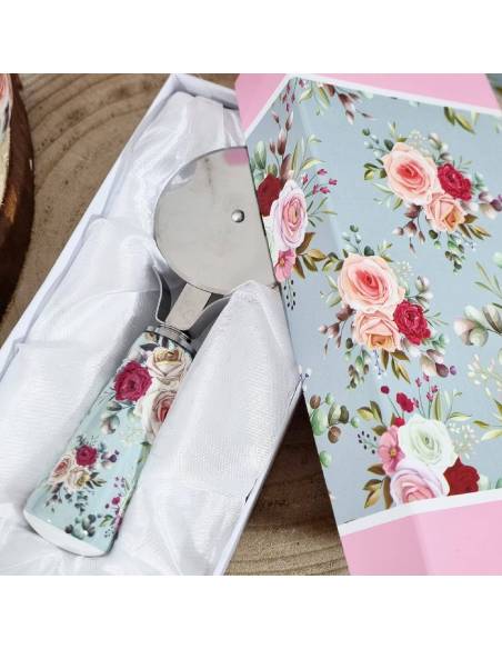 Bomboniere utili taglia pizza linea pink e roses