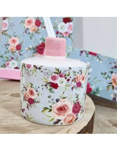 Profumatore bomboniere ceramica linea pink e roses