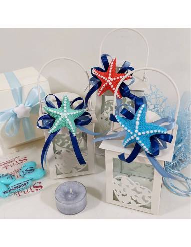 Bomboniere Battesimo lanterne stella marina magnete|Sindy Bomboniere |