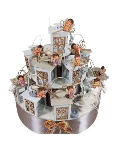 Lanterne bomboniere Comunione angioletti calamita