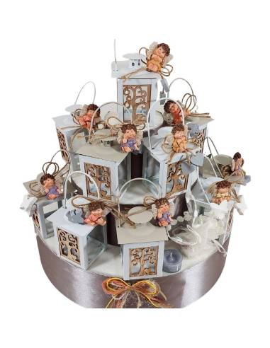 Lanterne bomboniere Comunione angioletti calamita