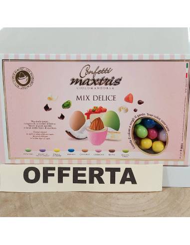 Confetti MAXTRIS gusti vari colorati MIX DELICE
