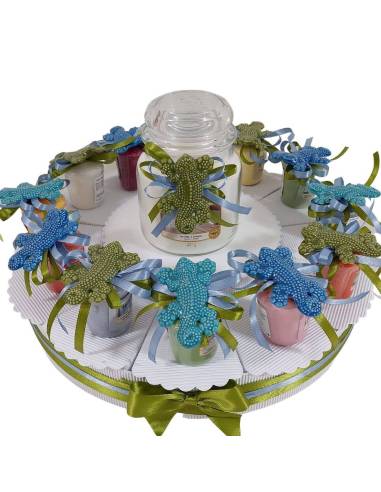 Candele bomboniere Yankee Candle geco magnete animaletti a torta