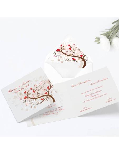 Bomboniere matrimonio portafoto sposi stilizzati con cuori