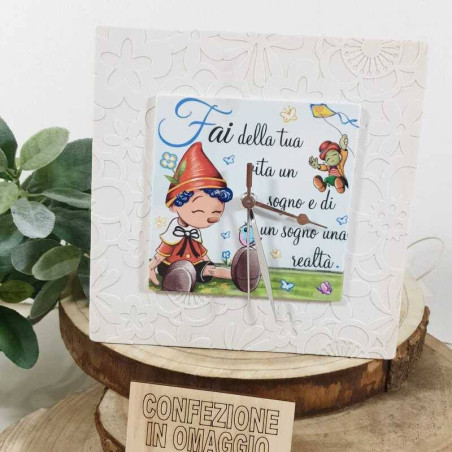 Dolcicose bomboniere orologio linea Pinocchio idea regalo