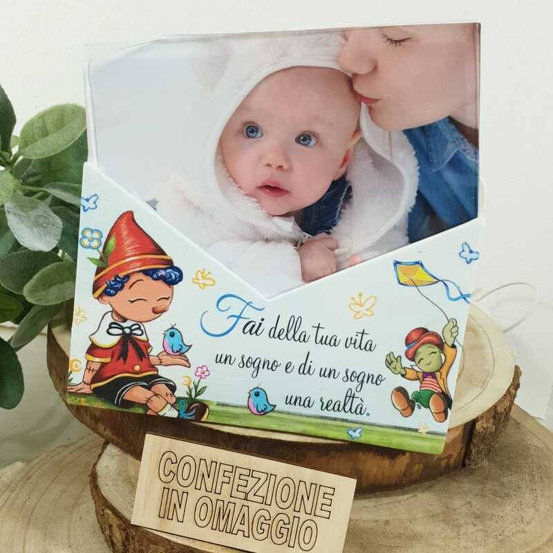 Bomboniere portafoto Dolcicose linea Pinocchio idea regalo