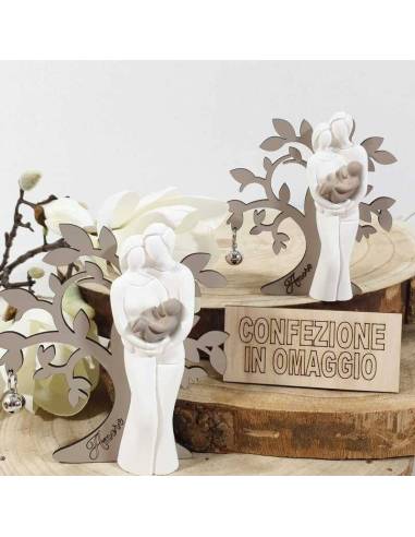 Statuetta famiglia bomboniere Dolcicose linea Sparta