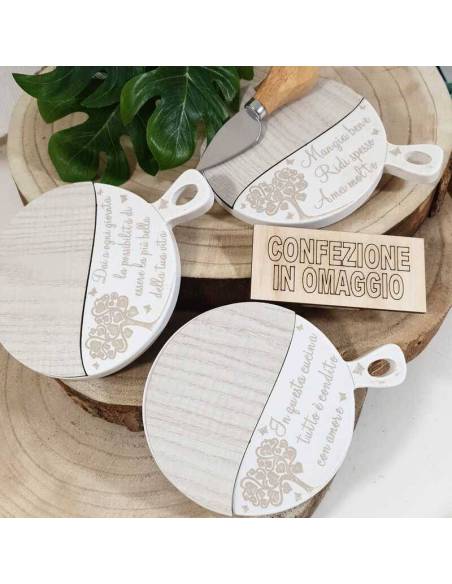 Tagliere bomboniera Dolcicose utile linea Petra