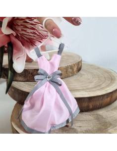 Bomboniere a forma di vestito da principessa con sacchetto