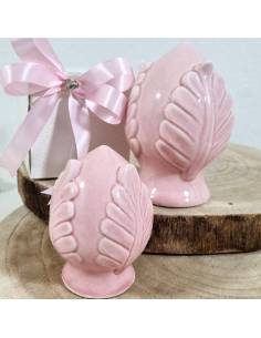 Pumo pugliese linea cuore in ceramica rosa