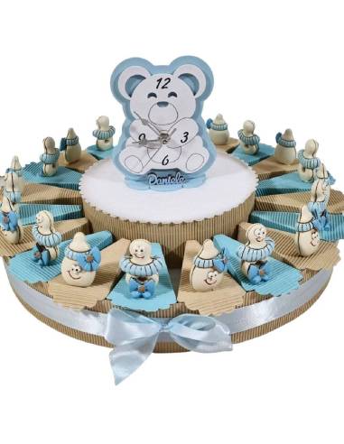 Torta bomboniere nascita bimbo biberon e ciuccio offerta speciale
