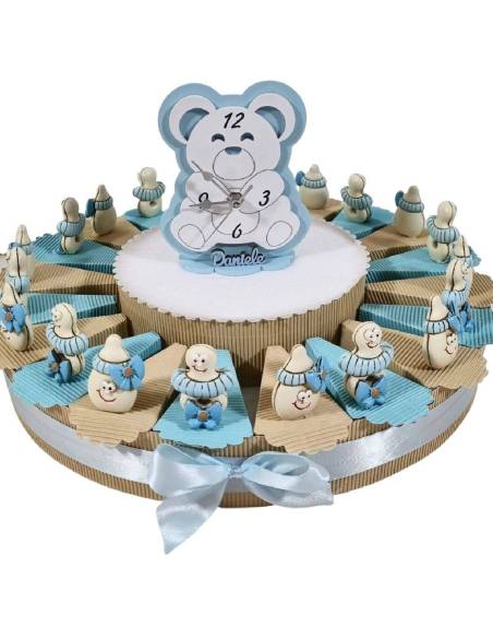 Torta bomboniere nascita bimbo biberon e ciuccio offerta speciale