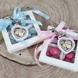 Idee originali per battesimo bomboniere portachiavi ciuccio