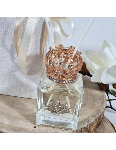 Profumatore bomboniere corona, elegante e raffinato