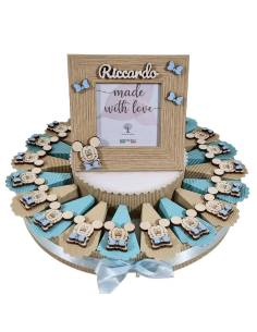 Torta bomboniere Topolino magnete portafoto personalizzato