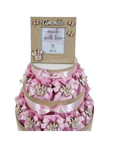 Torta bomboniere sacchetti Minnie calamite