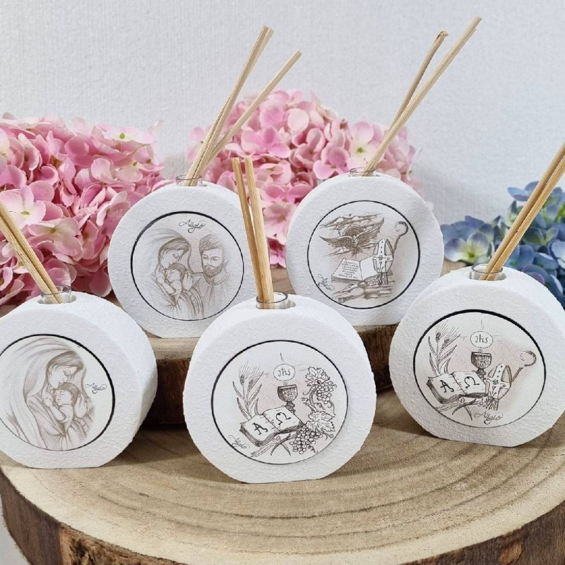 Le bomboniere di Angie profumatori tondi icona sacra