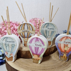 Bomboniere Angie profumatore mongolfiera personalizzati