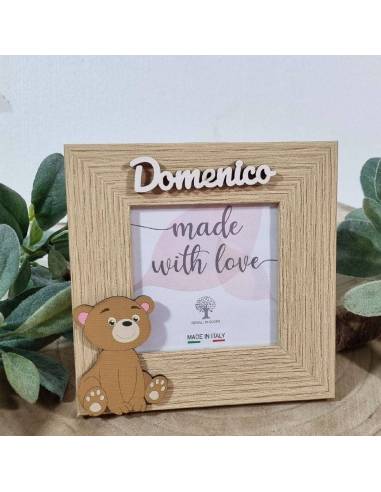 Bomboniere Battesimo personalizzate orsetto nome del tuo bimbo