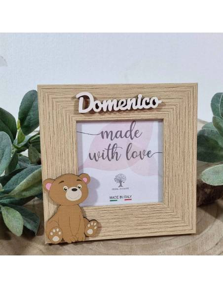 Bomboniere Battesimo personalizzate orsetto nome del tuo bimbo