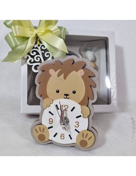 Bomboniere Battesimo orologio animaletti