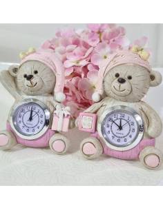 Bomboniere Battesimo utili, orologio da tavolo bimba