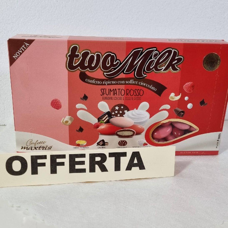 Confetti rossi per bomboniere laurea sfumati vari gusti